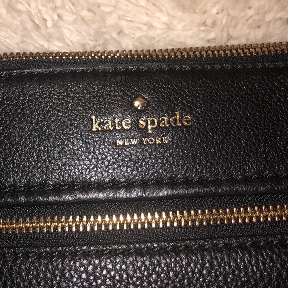 USED Kate Spade satchel bag- Black - Picture 4 of 6
